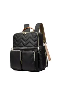 Geanta / Rucsac pentru Mamici cu bebelusi - multifunctional - mini aleza inclusa - negru