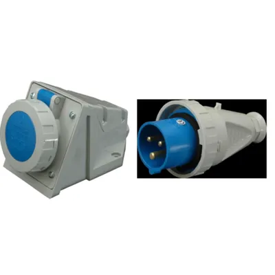 Pachet Complet: Priza Industriala Aparenta IP67 63A 400V + Fisa Industriala pe Cablu IP67 63A 400V - Solutia Suprema pentru Putere Trifazata
