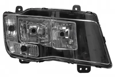 Far dreapta (2 H7, electric, cu motor, cu lumina de zi, culoare indicator: transparent) EURO 6 potrivit MAN TGL I, TGM I, TGS I, TGS II, TGX I, TGX II 08.12