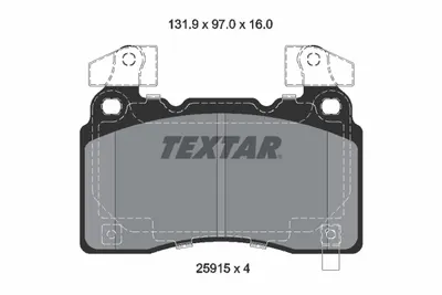 Set placute frana Fata potrivit CADILLAC CTS; OPEL INSIGNIA B, INSIGNIA B COUNTRY, INSIGNIA B GRAND SPORT; TESLA MODEL S 1.5-Electric 09.13