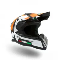 Casca motocross enduro adulti XTR 188, culoare negru portocaliu, marime L