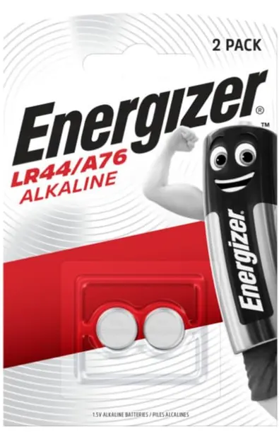 Baterie alcalină Energizer - A76, LR44, 1.5V, 2 buc.
