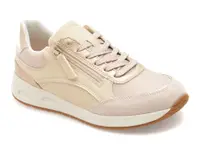 Pantofi sport GEOX bej, D65NQB, din piele ecologica