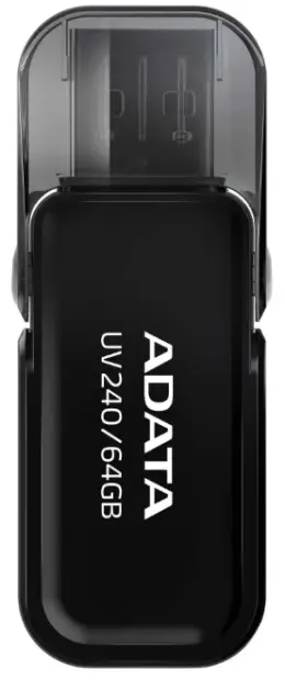 Stick USB A-DATA UV240, 64GB, USB 2.0 (Negru)