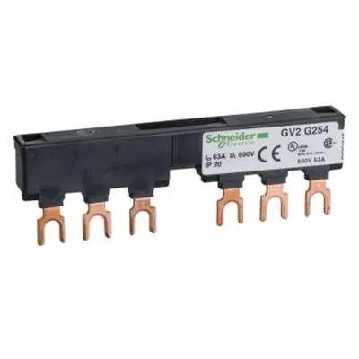 Linergy FT, bara colectoare tip pieptene, 63A, 2 derivari, pas 54 mm