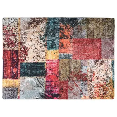 Gossi covor lavabil, mozaic multicolor, 120x180 cm, antiderapant