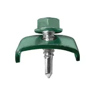 Clema Gard Bordurat pentru Stalpi Rotunzi 6.3 x 25 mm, DIN 7504K, Vopsit RAL 6005