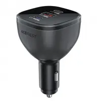 Incarcator Auto Acefast B14, 165W, 5A, 1 x USB-A - 2 x USB-C, Negru