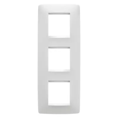 Placa ornament CProiector HORUS ONE - IN TECHNOPOLYMER - 2+2+2 modul VERTICAL - WHITE - CProiector HORUS
