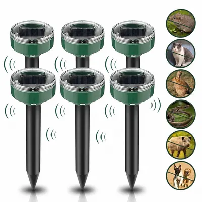 Set 6 x Aparat pentru alungat rozatoare, cartite, efecte sonore si vibratii