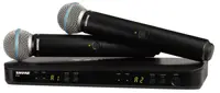Sistem de microfon wireless Shure - BLX288E/B58-S8, negru