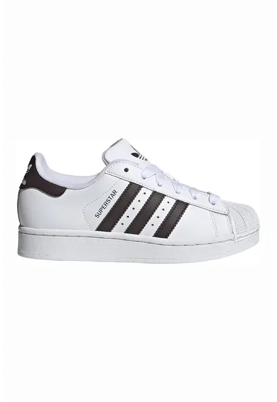 Pantofi sport Superstar II de piele - Maro inchis/Alb optic