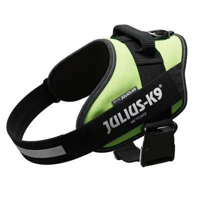 Ham JK9 IDC Power L, neon, respirabil, reflectorizant, circumferința piept 63-85 cm, pentru câini cu greutate de 23-30 kg
