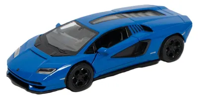 Mașinuță metalică Kinsmart - Lamborghini Countach LPI 800-4, 1:36, albastru