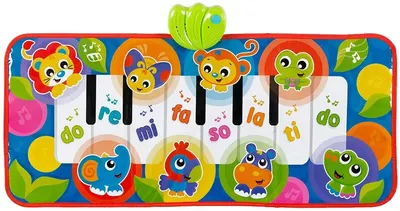 Jucarie muzicala pian pentru bebelusi 3 in 1, Playgro - Cu sunete din jungla