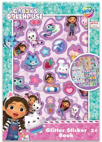 Carte cu stickere Moxy - Gabby's Dollhouse, A5