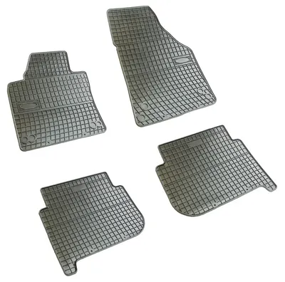 Set covorase auto din cauciuc Vw Touran 1 2003-2010, presuri FROGUM, negre, 4 buc.