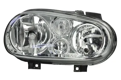 Far dreapta potrivit VW GOLF 4 1997-2006 - (H1/H7, reglaj electric, fundal cromat)