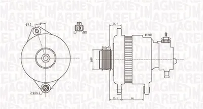 Alternator (14v, 110a) Opel Astra H, Astra H Gtc, Combo Tour, Corsa C, Meriva a 1.7d Intre 2003-2012