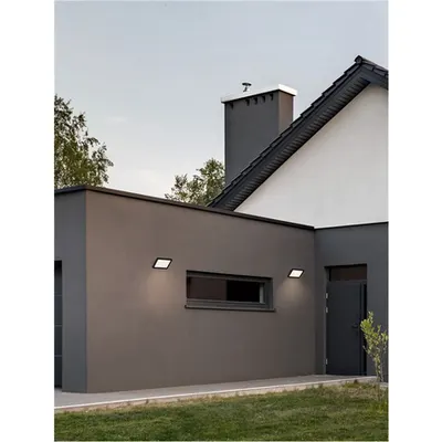 Aplica NOBU Nisipiu Negru Aluminiu & Tempered Sticla Diffuser & Tempered Sticla Diffuser Silicone Gasket LED 15 Wat 496.9Lm 3000K 220-240V IP65