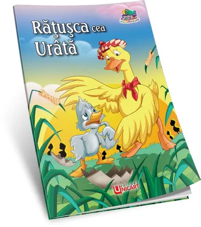 Carte Engros de colorat pentru prescolari - Ratusca cea urata , 16.5 x 23.5 cm , 16 pagini