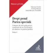 Drept penal. Partea speciala. Culegere de teste grila pentru examenele de an, de licenta si de admitere in profesii juridice. Editia 9 - 2024