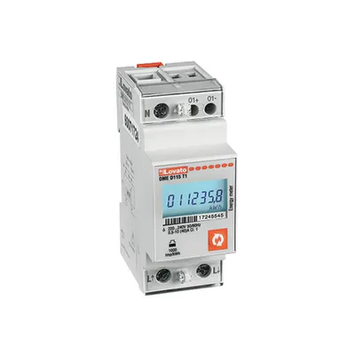 Contor Monofazat, Non Expandable, Digital With Backlight Lcd Display, 40a Direct Connection, 2u, 1 Programmable Static Output, Multi-Measurements, 220...240vac