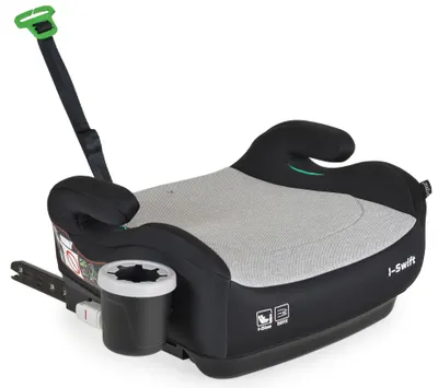 Inaltator scaun auto Cangaroo - I-Swift, i-Size, с IsoFix, 125-150 cm, gri