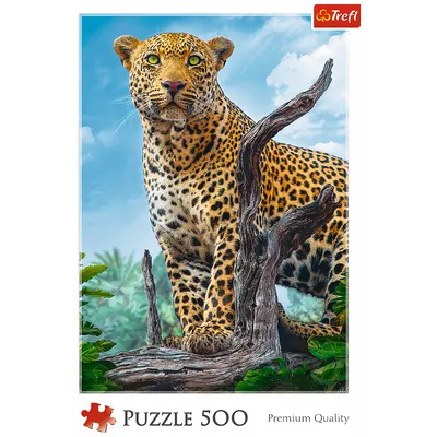 Puzzle 500 piese - Wild Leopard