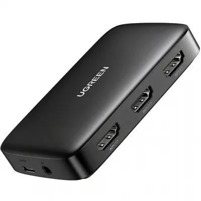 Switch Video HDMI UGREEN CM332, Negru