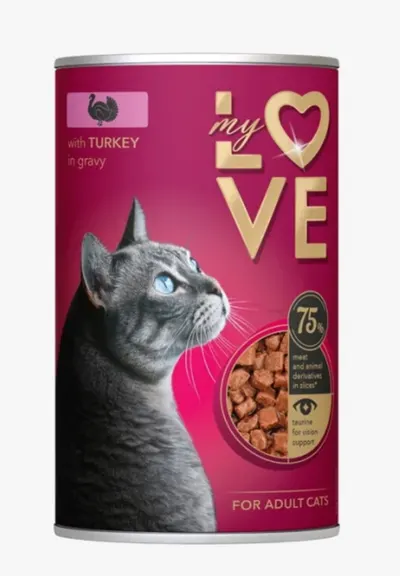 My Love Pisica Conserva Curcan 415 g