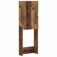 vidaXL Dulap pentru toaletă DELFT Lemn vechi 66 x 25,5 x 190 cm
