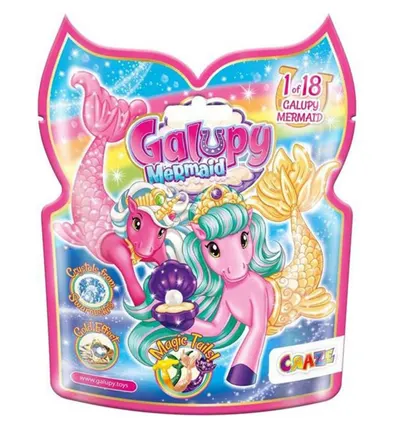 Figurina surpriza Craze Sirena Galupy, diverse modele