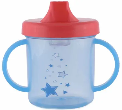 Cană de tranziție cu mânere Lorelli Baby Care - 210 ml, albastră