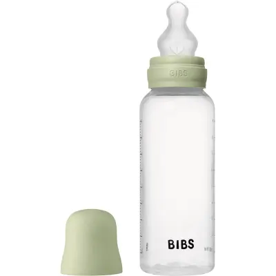BIBS Anti-Colic Baby Bottle Silicone biberon anticolici cu suzetă din silicon Sage 1 buc