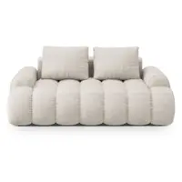 Canapea bej 175 cm Linz – Cosmopolitan Design