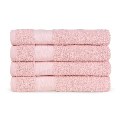 Prosoape roz 4 buc. din bumbac din frotir 50x100 cm – Good Morning