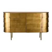 Comodă aurie din metal 117x70x26 cm Hanna – Dutchbone