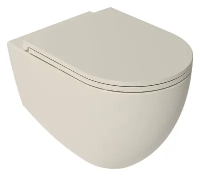 Vas wc suspendat, rimless, ivory, Sapho Infinity