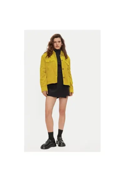Geaca dama - 304522550 - Bumbac - Galben - Galben