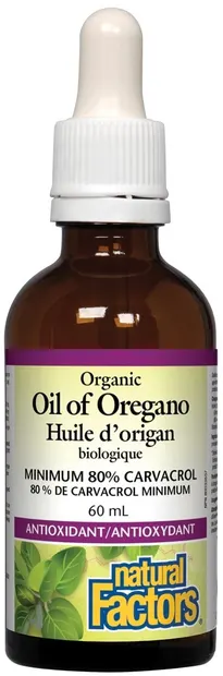 Oil of Oregano, 60 ml, Natural Factors