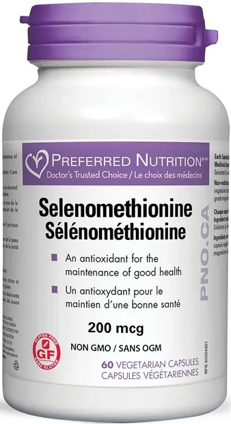 Selenomethionine, 200 mcg, 60 capsule, Natural Factors