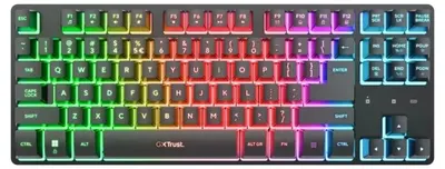 Tastatură de gaming Trust - GXT831 Thado TKL, wireless , RGB, negre