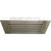 Corp iluminat de perete cu Led, incastrat, argintiu,cu grila LVS02 110-240 VAC, 1,5 W, 100 lm, 3500 K, IP54, EEI=A