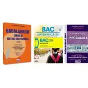 Pachet Bacalaureat 2026. Limba si literatura romana, Matematica si Informatica. Ghid de pregatire clasele 11-12 intensiv Pascal C/C++