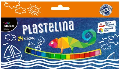 Plastilina Kidea - 24 culori