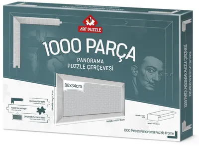 Rama pentru puzzle panoramic Art Puzzle - Albă, pentru 1000 piese
