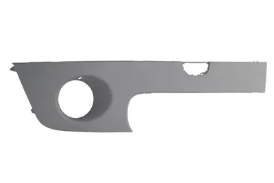Grila bara Dreapta cu locas proiector, plastic, grunduit potrivit MINI F55, F56, F57, R56, R57, CLUBMAN R55 dupa 2006 2006-2015