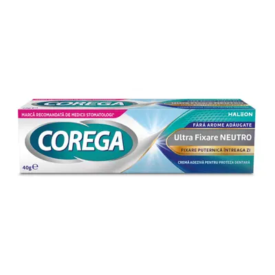 Crema adeziva pentru proteza Neutro Corega, 40g, Haleon