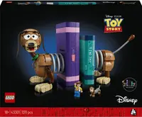 Constructor LEGO Disney - Toy Story: Suporturi pentru cărți cu câinele Slinky (43301)